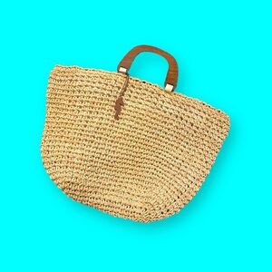 Vintage Liz Claiborne Large Woven Tote